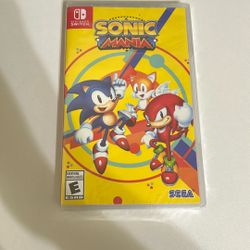 Sonic Mania Factory Sealed 