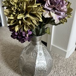 Vase And Fake Flowers