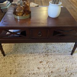 Vintage coffee table Solid Wood
