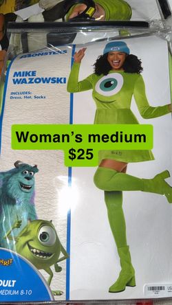 Mike Wazowski Women's Halloween Costume Medium