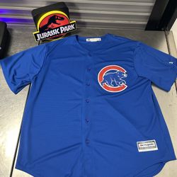 Majestic Athletic Chicago Cubs Jorge Soler CoolBase Alternate Jersey Blue Sz 2XL