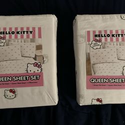 Hello Kitty Queen Sheet Set