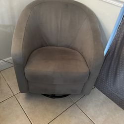 Swivel Grey Rocking chair 