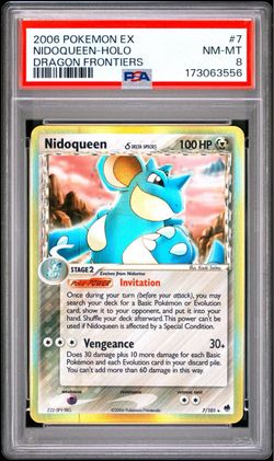 PSA 8 Nidoqueen Holo Dragon Frontiers 7/101