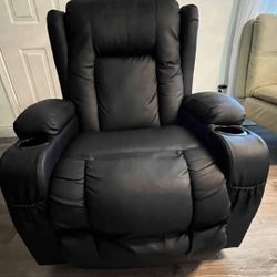 Electric leather lift chair