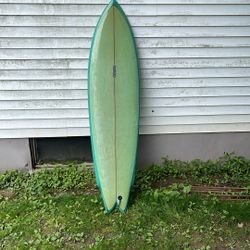 Vintage single fin Nomad surfboard
