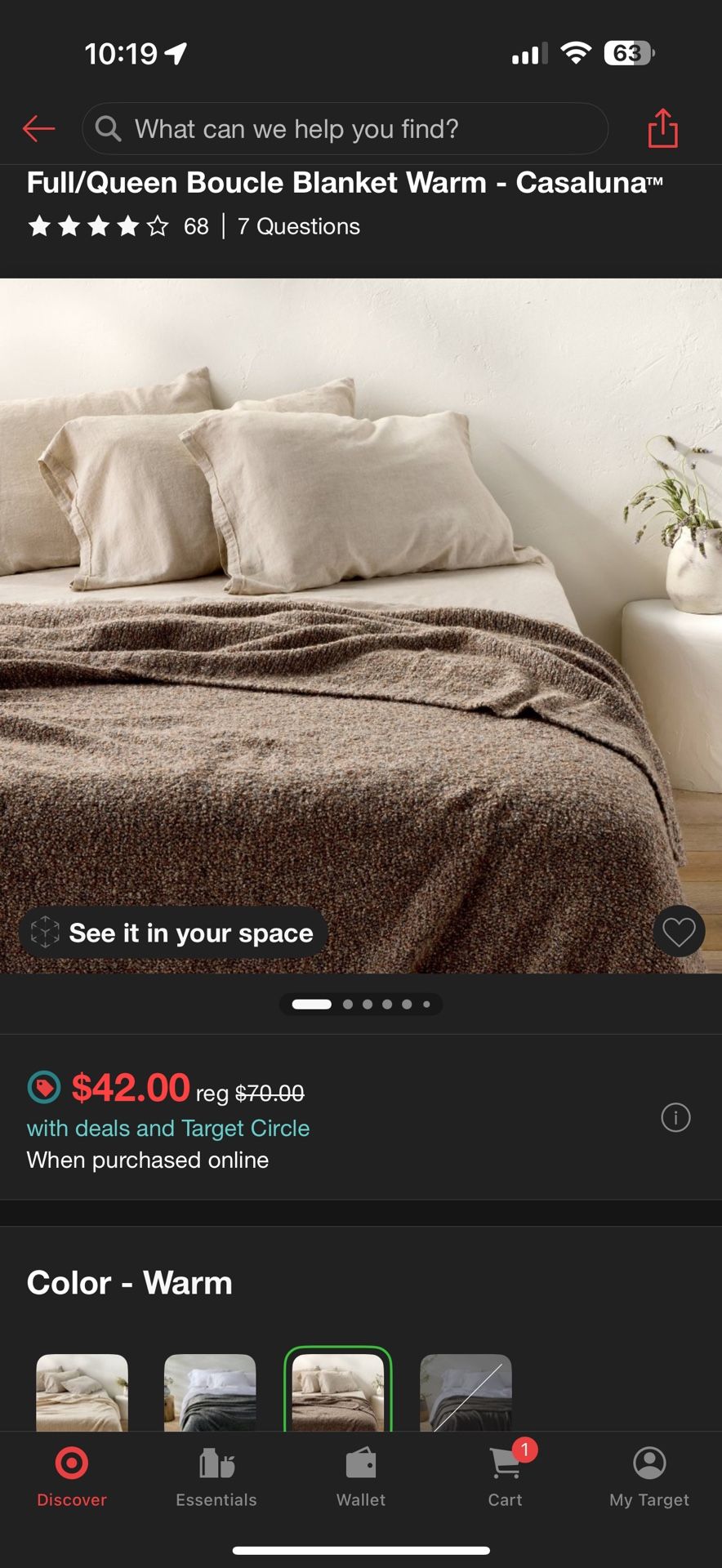 Full/Queen Boucle Blanket Warm - Casaluna™