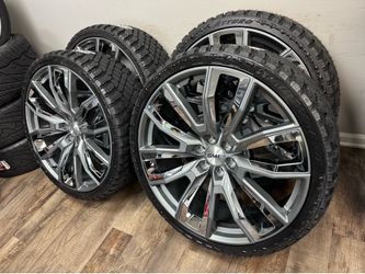 NEW 26 inch Gm style wheels wrapped in atturo xt tires 305/30r26.