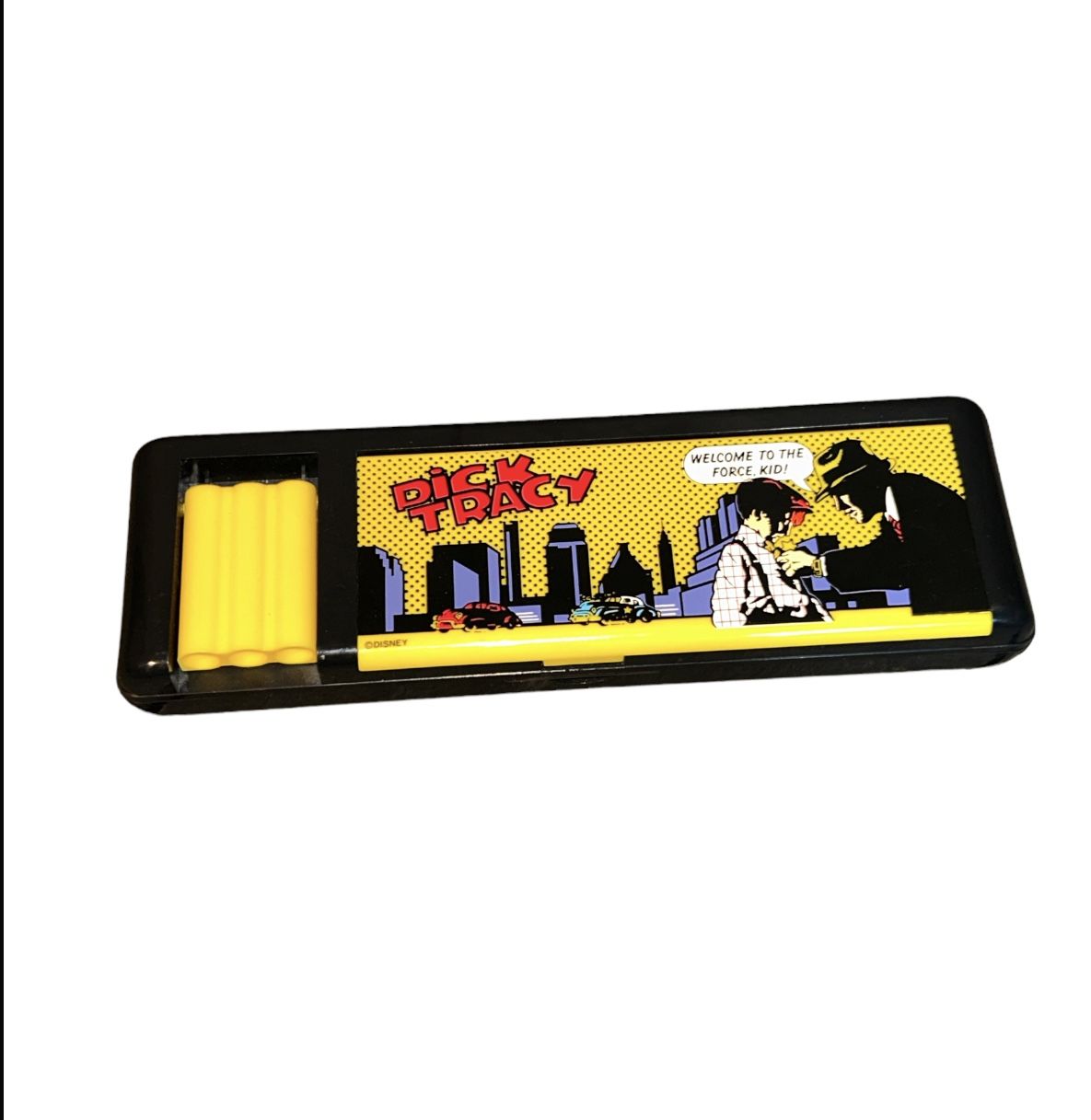 Dick Tracy 1988 Plastic Pencil Case