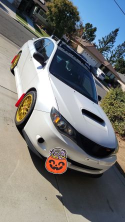Subaru Impreza WRX STI White Sedan