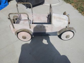 Antique vintage toy fire truck