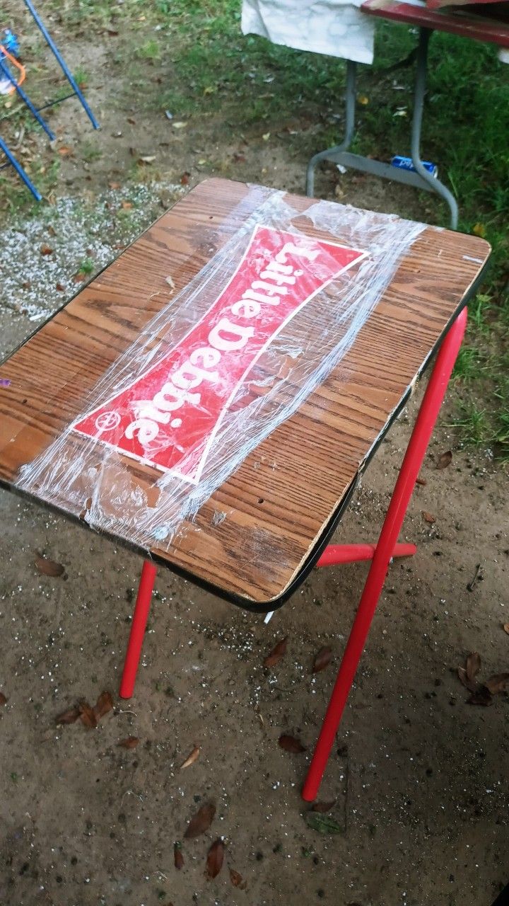 Vintage Little Debbie Card Table 