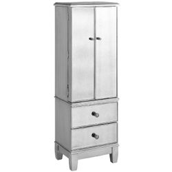 Silver Mirrored Jewelry Armoire Pier 1 Hayworth