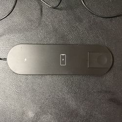 2-in-1 Flat Wireless Charger - Phone and Apple Watch Compatible