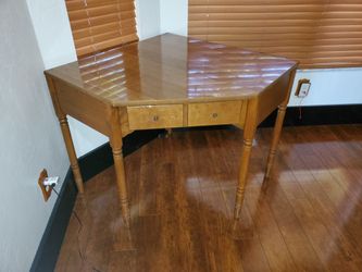 Desk Real Wood For Corner