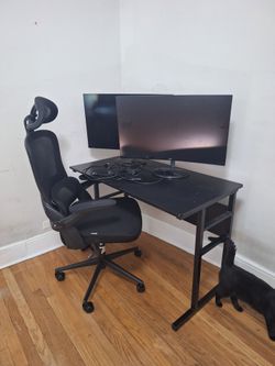Large chair + floor mat