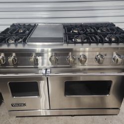 Viking 48” Stainless Steel Gas Range Stove 