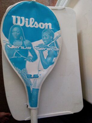 Wilson tennis racket (Selena and Venus)