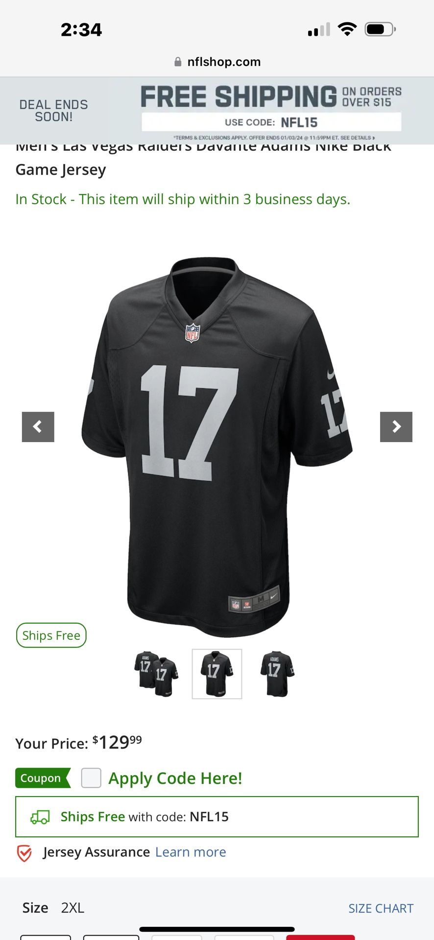 Raiders Jersey 