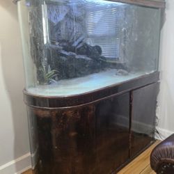 100 Gallon Fish Tank Aquarium with Stand and Canopy