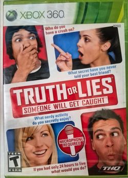 Truth or Lies Xbox 360 Game New