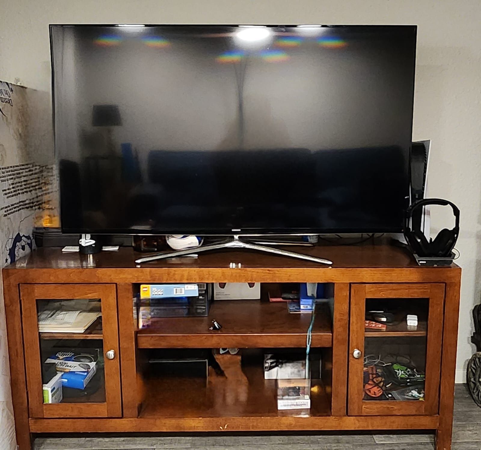 55in Samsung With TV Stand