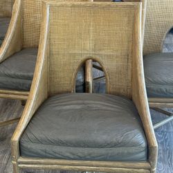 Barbara Barry McGuire Dining Chairs - Set of 6. Original Price: $16,532