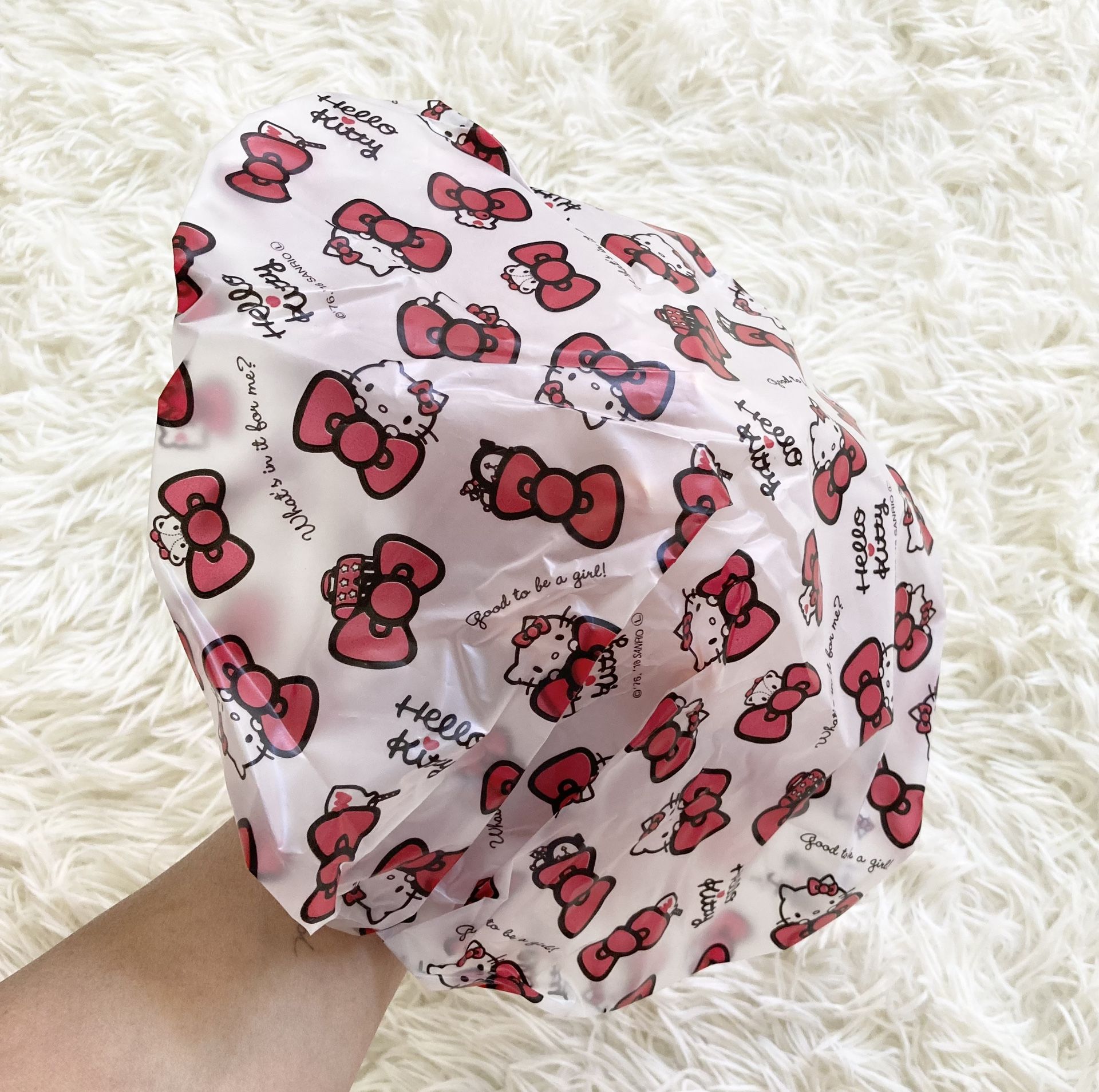 Hello Kitty Shower Cap