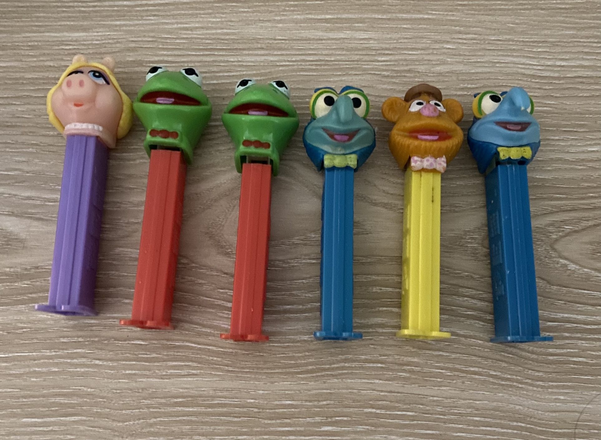 Muppets PEZ 6 piece lot.