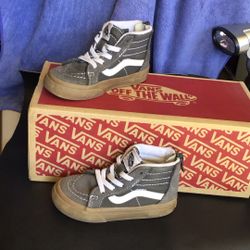 Vans Toddler SK8 -hi Zip Shoes Size 7 Toddler 
