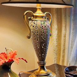 Vintage Ceramic Lamp Pair