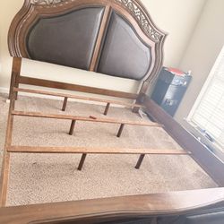 Wooden bed