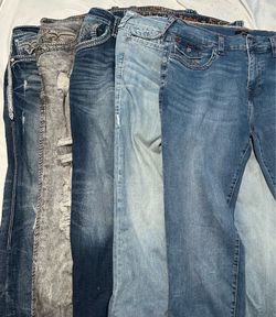Men’s rock revival and true religion jeans