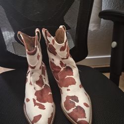 Cowprint Cowboy Boots