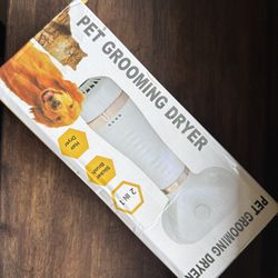 Brand New Pet Grooming Dryer – 2 in 1 Hair Dryer & Slicker Brush