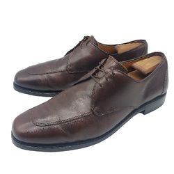 ALLEN EDMONDS Mens 'Burton' Brown Leather Oxford 12 D Apron Toe Dress Shoes USA