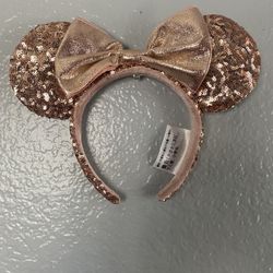 ROSE GOLD MINNIE EARS DISNEYLAND EARS DISNEY PARKS