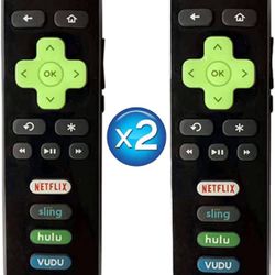 2 Pack Replacement Remote Control for Roku TV.