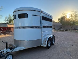 S&H 2 horses trailer