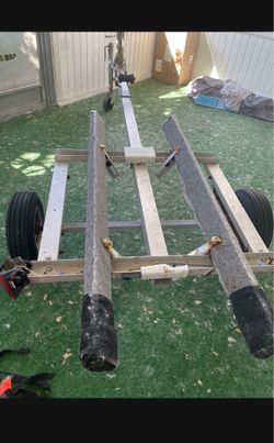 Small boat trailer