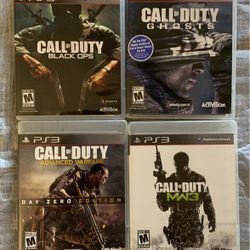 PlayStation PS3 Call Of Duty Games Collection