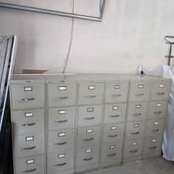 Metal File Cabinet Letter Size $50 Each 6 Available 