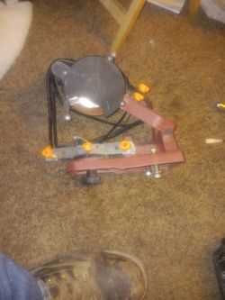 Electric Chainsaw Blade Sharpener. 15 Dollars Works Great