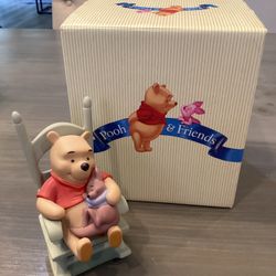 Pooh & Friends Statue Sweet Dreams Little One , Rocks Back & Forth New W Box Winnie The Pooh