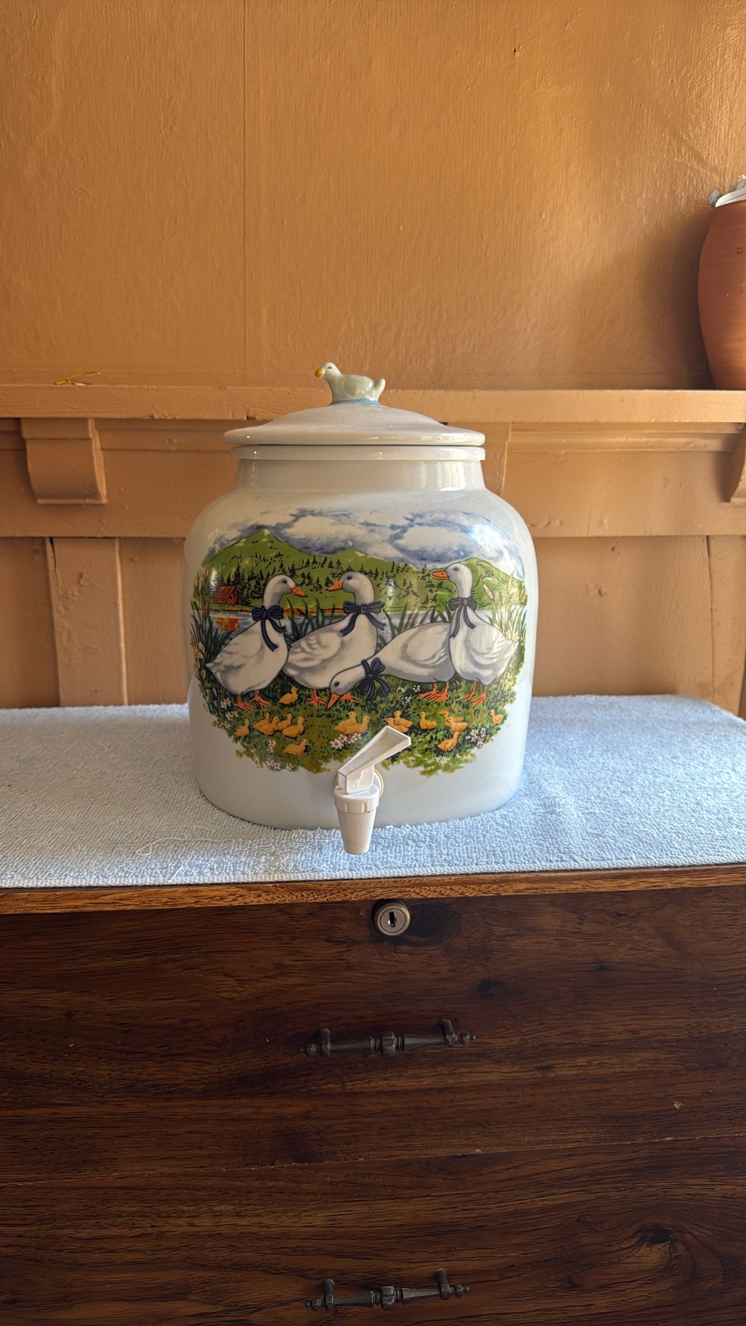 Vintage Ceramic Water Dispenser