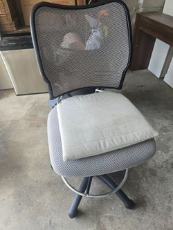 Bar height office chair