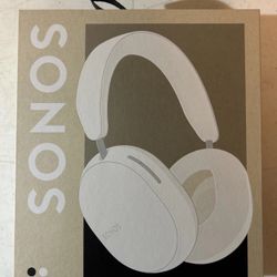 Sonos Ace Wireless Over-Ear Headphones with Bluetooth, White Noise Cancelling, 30-Hour Battery Life, Spatial Audio, Dolby Atmos, Dynamic Head Tracking