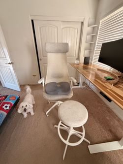 Computer Chair + Stool