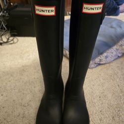 Hunter Brand Tall Rain Boots, Women's 9