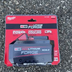 Milwaukee M18 18V Lithium-Ion REDLITHIUM FORGE XC 8.0 Ah Battery Pack